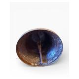 Vintage Hanging Bell Ornaments - Assorted Blue & Bronze Metal Bells with Rope