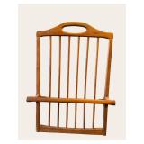Mid-Century Modern Teak Ladder-Back Magazine Rack