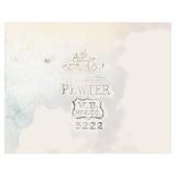 A Price Import Pewter 3-Piece Lidded Compote Set with Floral Engraving