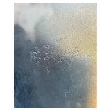 A Price Import Pewter 3-Piece Lidded Compote Set with Floral Engraving