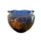 Large Antique Weller Flower Pot with Daffodils