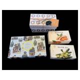 Soap Gift Set - Olive Oil & Almond Bars in Decorative Holiday Box