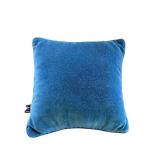 Decorative Pillows - Christmas Heart Cushion & Patchwork Square Pillow (Lot of 2) & Braided Mat