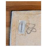 Snowflake Patchwork Rug 61x37 - Diamond Grid in Red/Blue/Ivory