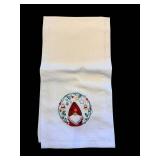 Christmas Tea Towels & Tree Wall Hanging (Lot of 4)