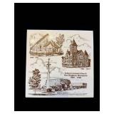 Dalahästen Ceramic Tiles (Lot of 4) - Dala Horse Swedish Folk Art Decor