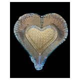 Heart-Shaped Glass Dish - 10 x 9 in