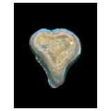 Heart-Shaped Glass Bowl - 5x5  Ruffled Edge