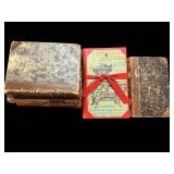 Vintage Book Collection - 5 Antique Hardcover Volumes incl. Christmas Cookbook (Lot of 5)