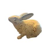 Rabbit Figurines Pair - 9 In & 5 In Tall