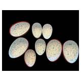 Paper Easter Eggs - Rabbit Scene Set (Lot of 4)