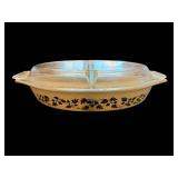 Pyrex Golden Acorn Casserole Dish with Lid