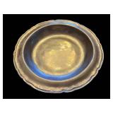 Pair of Scalloped-Edge Pewter Bowls - Silver-Tone Finish