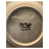 Fine Art China Dinnerware Set - Cups, Saucers, Plates, Creamer & Pitcher