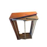 Vintage Folding Wooden Display Rack