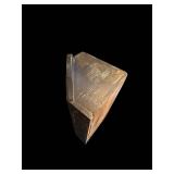 Painted Corner Cabinet - Distressed Blue Finish, 24 x 13 in