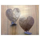 Heart-Shaped Metal Hanging Candle Holder (Lot of 2)