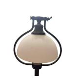 Table Lamp - 18" Tall with Circular Dark Bronze Frame