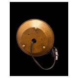 Lamp - 10" Tall Vintage Candlestick Lamp with Rust Patina