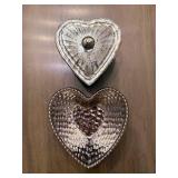 Heart-Shaped Metal Wall Decor Set (Lot of 4)