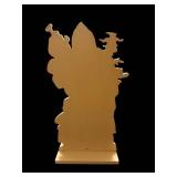 Santa Cardboard Standee - 15 Inches Tall with Children