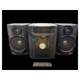 Sharp CP-BH950 3-Piece Audio System with 2 Speakers & Remote - 120W RMS