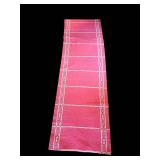 Pink Hall Runner Rug 190 x 31