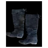 Enzo Angiolini Knee-High Boots - Size 7M - Black Suede - 1 Pair