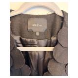 Ark & Co Circle-Disc Black Vest - Size L - Front Zip