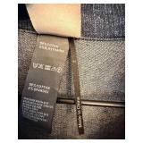 Denim Duster Coat - 3-Button Front, Back Tie (Stretch Denim) - Made in China