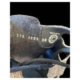 Glitter Strappy Gladiator Sandals - Open-Toe Cut-Out Design - EU Size 38