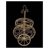 Decorative Eggs - Set of 6 - Blue Floral Pattern & Egg Stand - Made in India