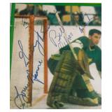 JP Parise, Lou Nanne, Walt McKechnie, Garry Begg Signed 1968-69 Minnesota North Stars Story With JSA COA - Vintage Hockey