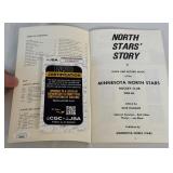 JP Parise, Lou Nanne, Walt McKechnie, Garry Begg Signed 1968-69 Minnesota North Stars Story With JSA COA - Vintage Hockey