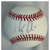 Bailey Ober Signed Rawlings OMLB Manfred Jr. Baseball - Minnesota Twins