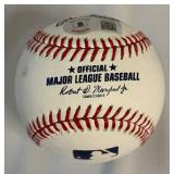 Bailey Ober Signed Rawlings OMLB Manfred Jr. Baseball - Minnesota Twins