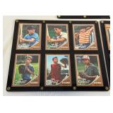 (3) Sandlot Baseball Card Plaques, 18 Total Cards