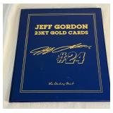 Jeff Gordon 22kt Gold NASCAR Cards Book by Danbury Mint