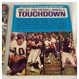 (2) Fran Tarkenton and Minnesota Vikings Vintage Football Magazines