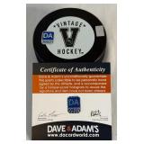 Marcel Dionne Autographed and Inscribed Los Angeles Kings Hockey Puck WithDave & Adam