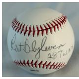 Bert Blyleven Autographed and Inscribed 287 Wins Rawlings OLB3 Minnesota Twins Baseball With JSA COA