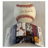 Stan Musial Autographed Rawlings ONLB White Baseball With JSA COA