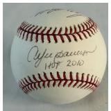 Andre Dawson and Bill Madlock Autographed Rawlings OMBL Manfred Jr. Baseball With JSA COA