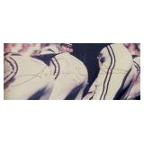 Johnny Unitas Signed Photo With COA Framed With Indianaplis Colts Football Helmet