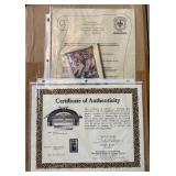 Johnny Unitas Signed Photo With COA Framed With Indianaplis Colts Football Helmet