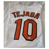 Miguel Tejada Signed Baseball Jersey With Beckett COA