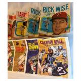 Vintage Baseball and Football Lot of 8 Pin Up Posters