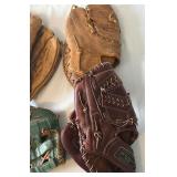 (4) Vintage Baseball Gloves