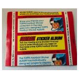 (10) 1981 Topps Football Album Stickers Packs