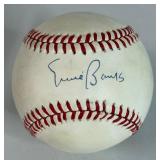 Ernie Banks Signed Baseball With PSADNA COA Rawlings ONLB White Ball With Case
